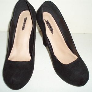 Torrid Black Suede Leather Platform Heels-11 M
